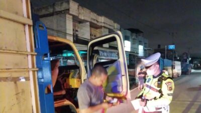 Tak Ikuti Ingub Jambi, Puluhan Truk Batu Bara Ditindak Ditlantas Polda Jambi